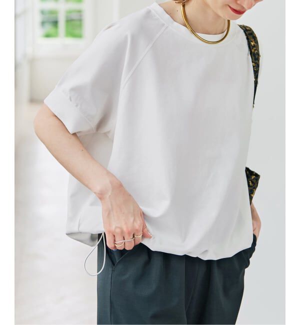 Spick and Span「《WEB限定 / 追加》ニュアンスドロストプルオーバー」|Tシャツ・カットソー|ホワイト