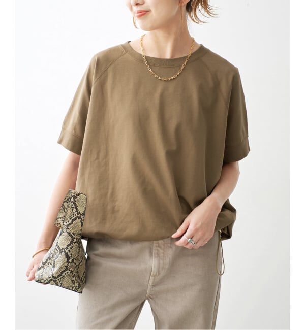 Spick and Span「《WEB限定 / 追加》ニュアンスドロストプルオーバー」|Tシャツ・カットソー|ブラウン D