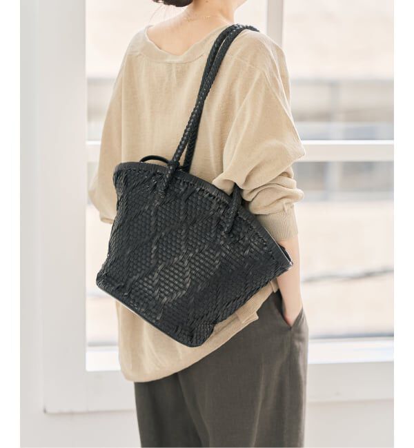 Spick and Span「《追加2》Bagmati/バグマティ レザーメッシュバッグ」|トートバッグ|