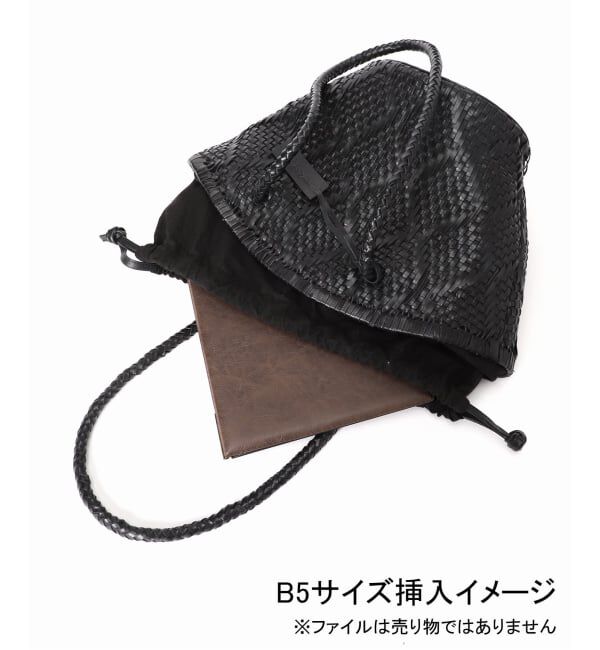 Spick and Span「《追加2》Bagmati/バグマティ レザーメッシュバッグ」|トートバッグ|
