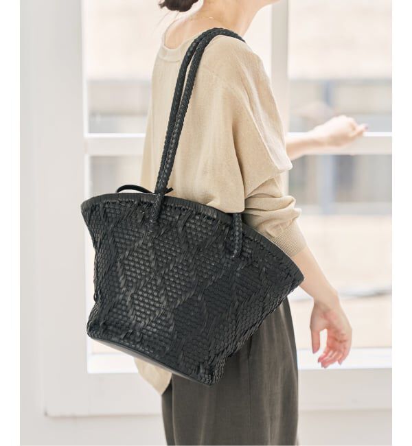 Spick and Span「《追加2》Bagmati/バグマティ レザーメッシュバッグ」|トートバッグ|