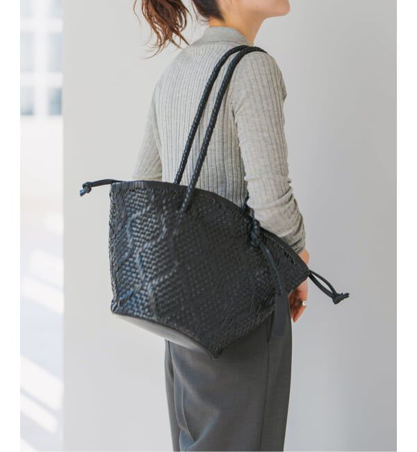 Spick and Span「《追加2》Bagmati/バグマティ レザーメッシュバッグ」|トートバッグ|