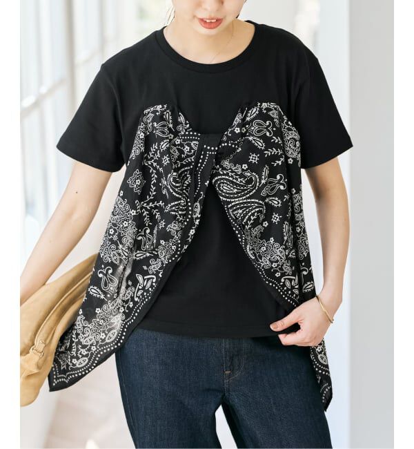 Spick and Span「《追加》manipuri / マニプリ Tシャツビスチェ」|Tシャツ・カットソー|