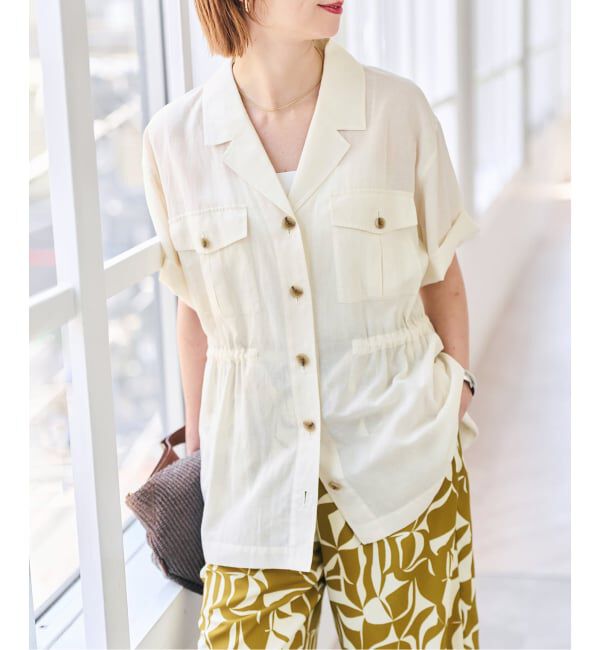 Spick and Span「オープンカラーシアージャケット」|その他|