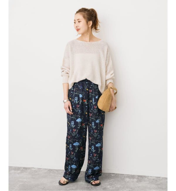 Spick and Span「《追加》TICCA / ティッカ 別注フラワープリントパンツ」|その他|