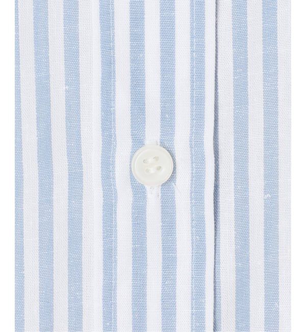 Spick and Span「ストライプフレンチヘムギャザーシャツ」|シャツ・ブラウス|