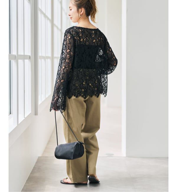 Spick and Span「《新色有り / 追加》モールレースブラウス」|シャツ・ブラウス|