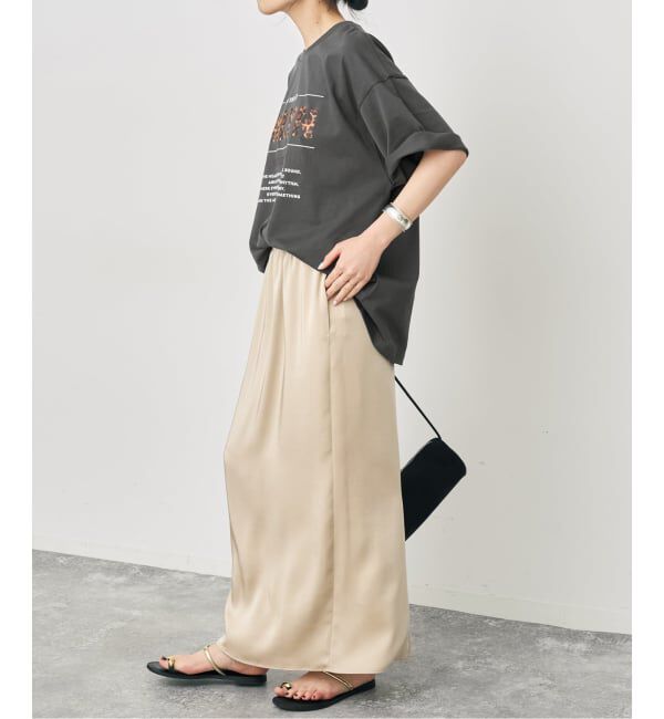 Spick and Span「《新色 / 追加》ロゴオーバーTシャツ」|Tシャツ・カットソー|