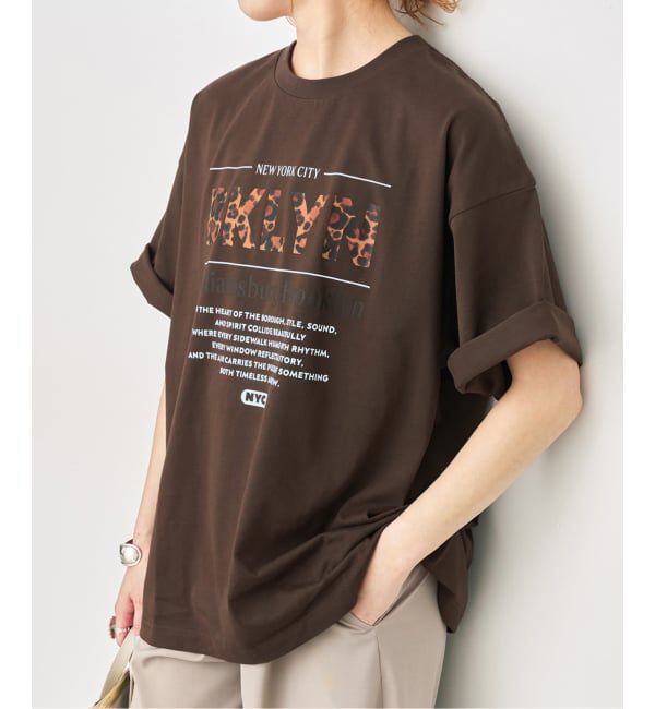 Spick and Span「《新色 / 追加》ロゴオーバーTシャツ」|Tシャツ・カットソー|