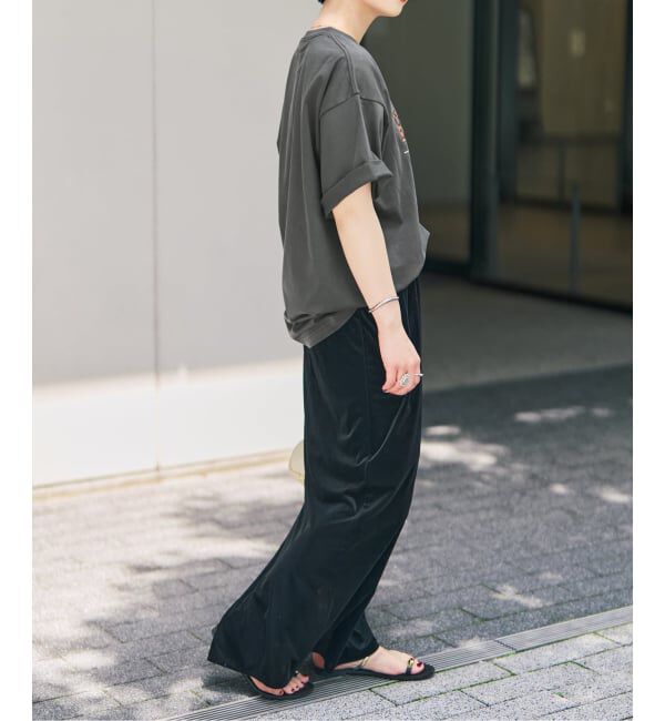 Spick and Span「《新色 / 追加》ロゴオーバーTシャツ」|Tシャツ・カットソー|