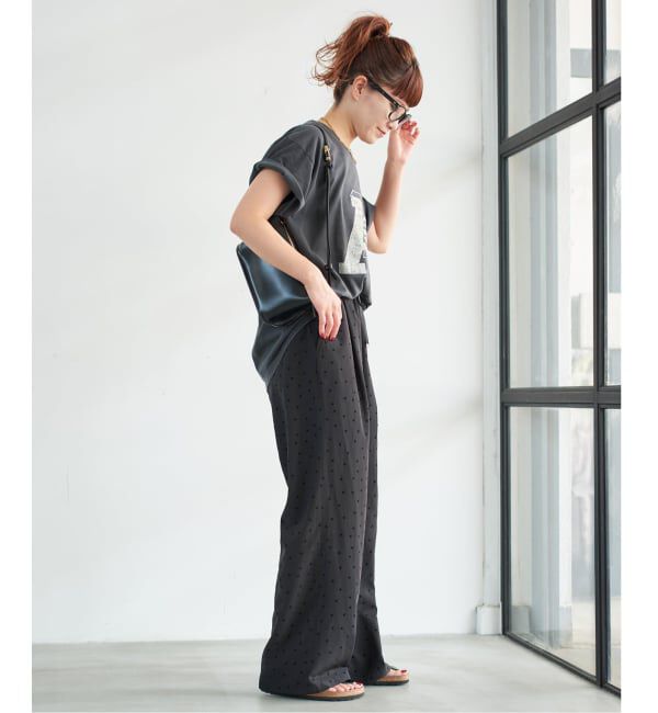 Spick and Span「《WEB限定 / 追加2》フロッキードットイージーパンツ」|その他|
