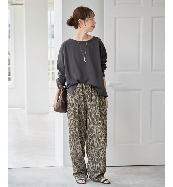 Spick and Span「《WEB限定 / 追加予約》レオパードプリントイージーパンツ」|その他|