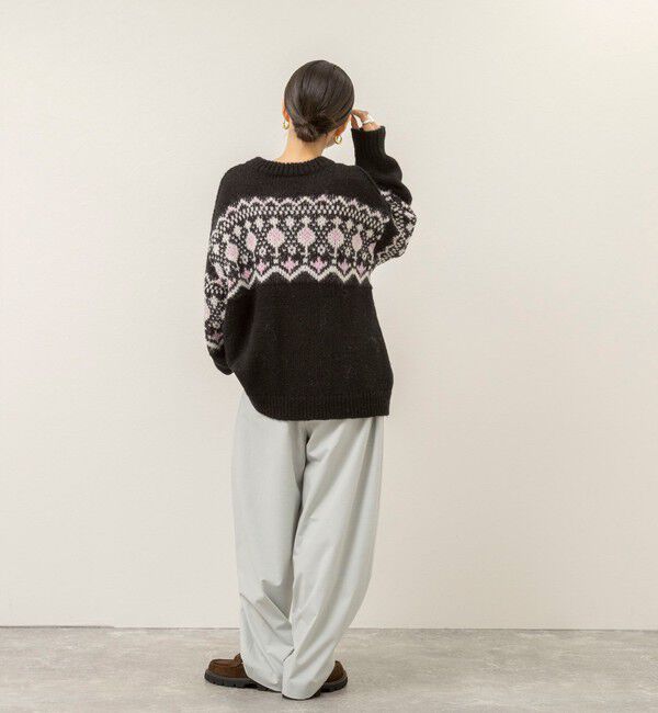 MAQWEL「【MAQWEL/マクウェル】ノルディック柄セーター」|ニット・セーター|