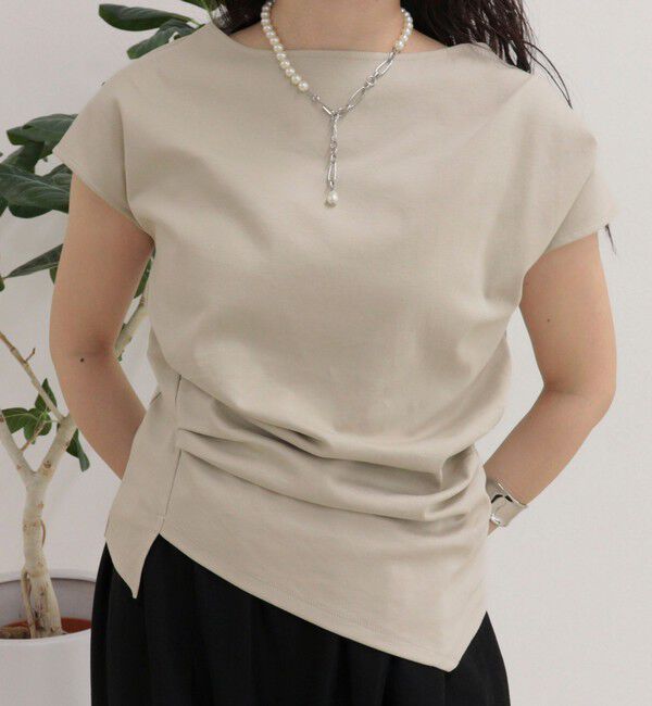 fredy emue「アシメデザインカットソーブラウス」|Tシャツ・カットソー|