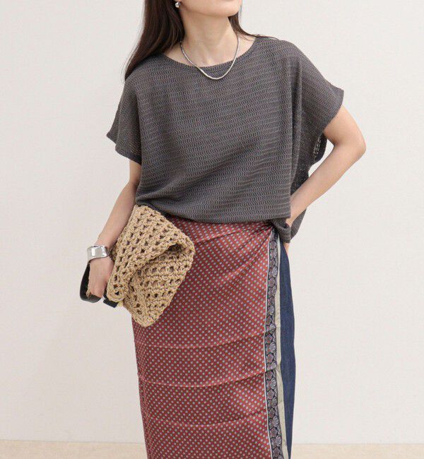 fredy emue「メッシュフレンチプルオーバーカットソー」|Tシャツ・カットソー|