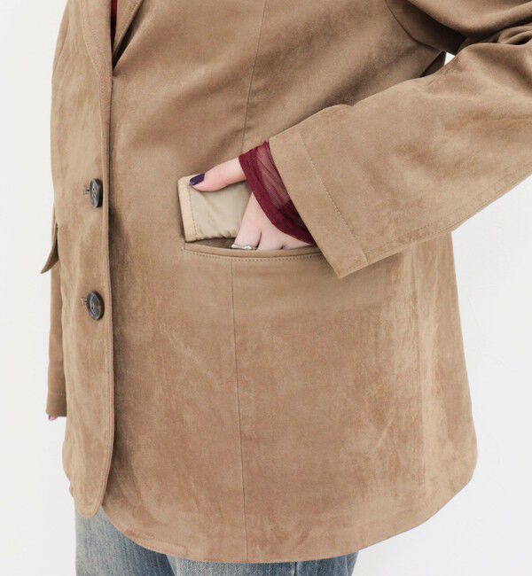 fredy emue「フェイクレザー/スウェードジャケット」|テーラードジャケット|