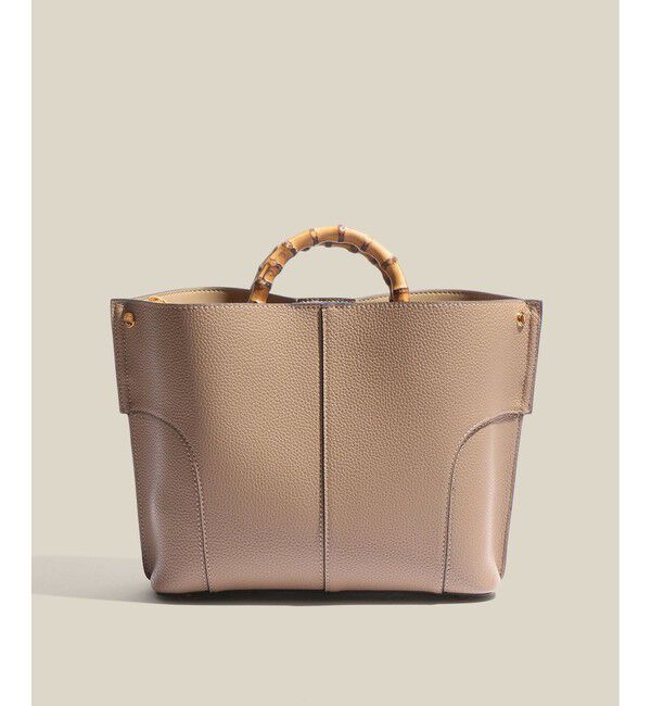E'POR「【E'POR】BAMBOO BAG Medium/軽量・通勤・26SS」|ハンドバッグ|