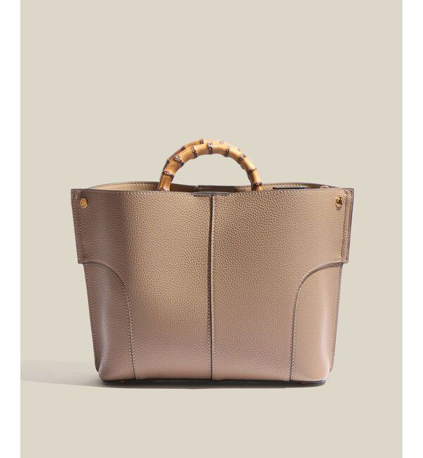 E'POR「【E'POR】BAMBOO BAG Medium/軽量・通勤・26SS」|ハンドバッグ|