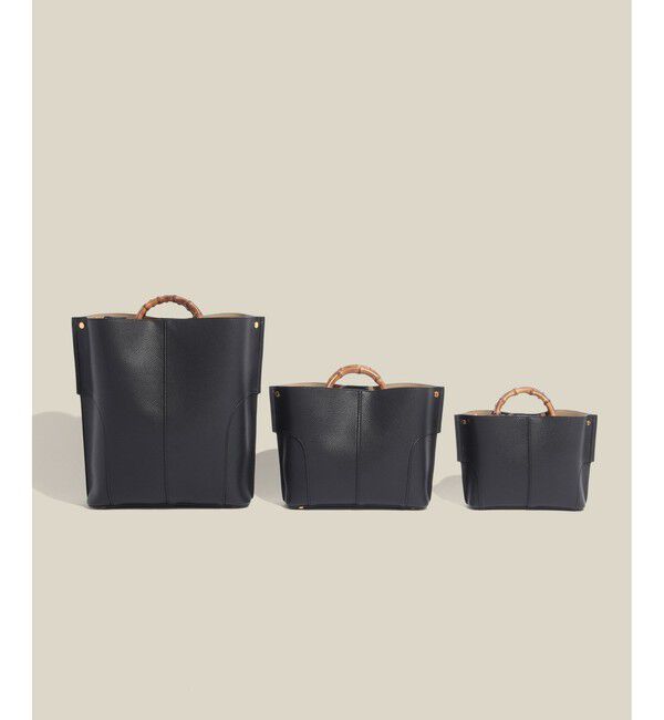E'POR「【E'POR】BAMBOO BAG Medium/軽量・通勤・26SS」|ハンドバッグ|