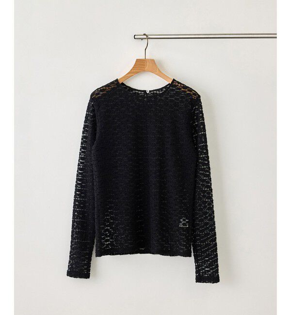 ROPE「【J'aDoRe・ルミネ限定カラー】フラワーレースベーシックカットソー/イージーケア」|Tシャツ・カットソー|