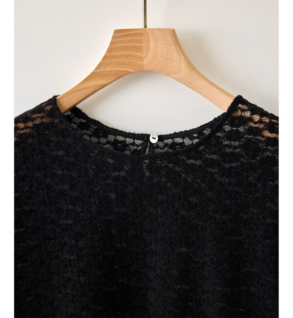 ROPE「【J'aDoRe・ルミネ限定カラー】フラワーレースベーシックカットソー/イージーケア」|Tシャツ・カットソー|