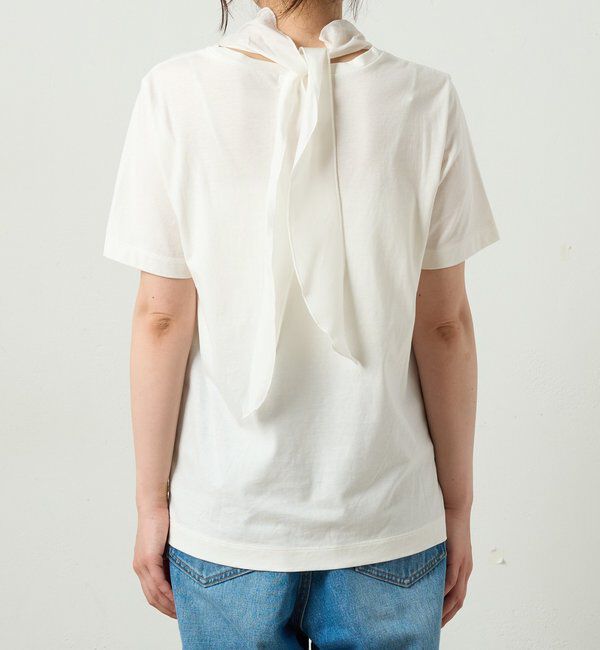  「サテンスカーフTee」|Tシャツ・カットソー|