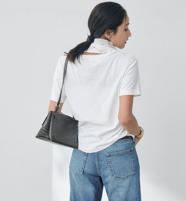  「サテンスカーフTee」|Tシャツ・カットソー|