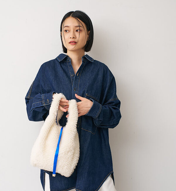 collex「【WEB限定】【EARTH MADE】ボア テープ マルシェバッグ」|ハンドバッグ|