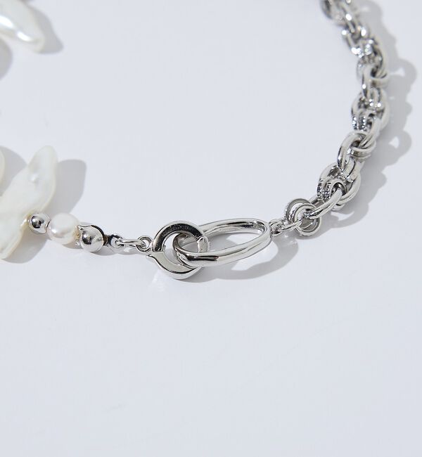 collex「【dignif】【金属アレルギー対応】ブレスレット　Pearl Link」|ブレスレット・バングル|