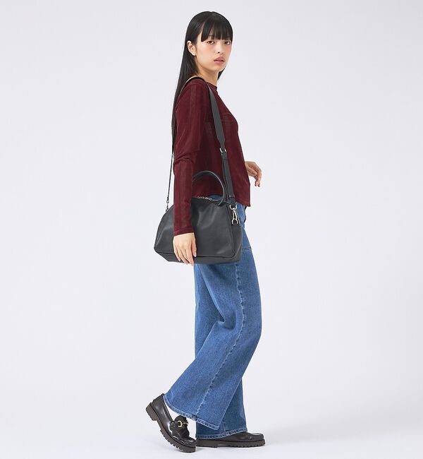 ABAHOUSE「【YArKA/ヤーカ】real leather sharp & soft mix」|ボストンバッグ|