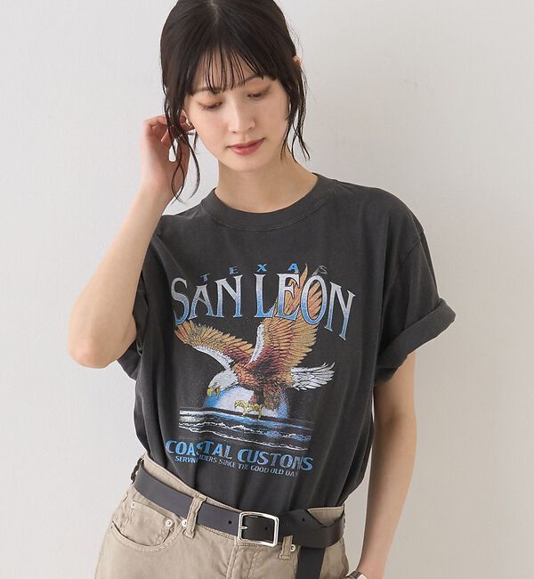 Rouge vif「【GOOD ROCK SPEED/グッドロックスピード】別注TEE/Tシャツ/ヴ」|Tシャツ・カットソー|ブラック