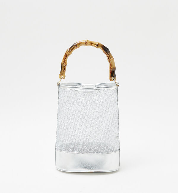 LOWELL things「●SOEUR/バンブーハンドルチュールバッグ」|ハンドバッグ|