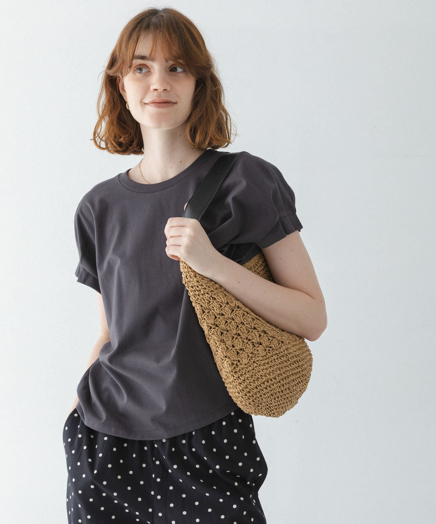 Sonny Label 「接触冷感タックスリーブプルオーバー」|Tシャツ・カットソー|