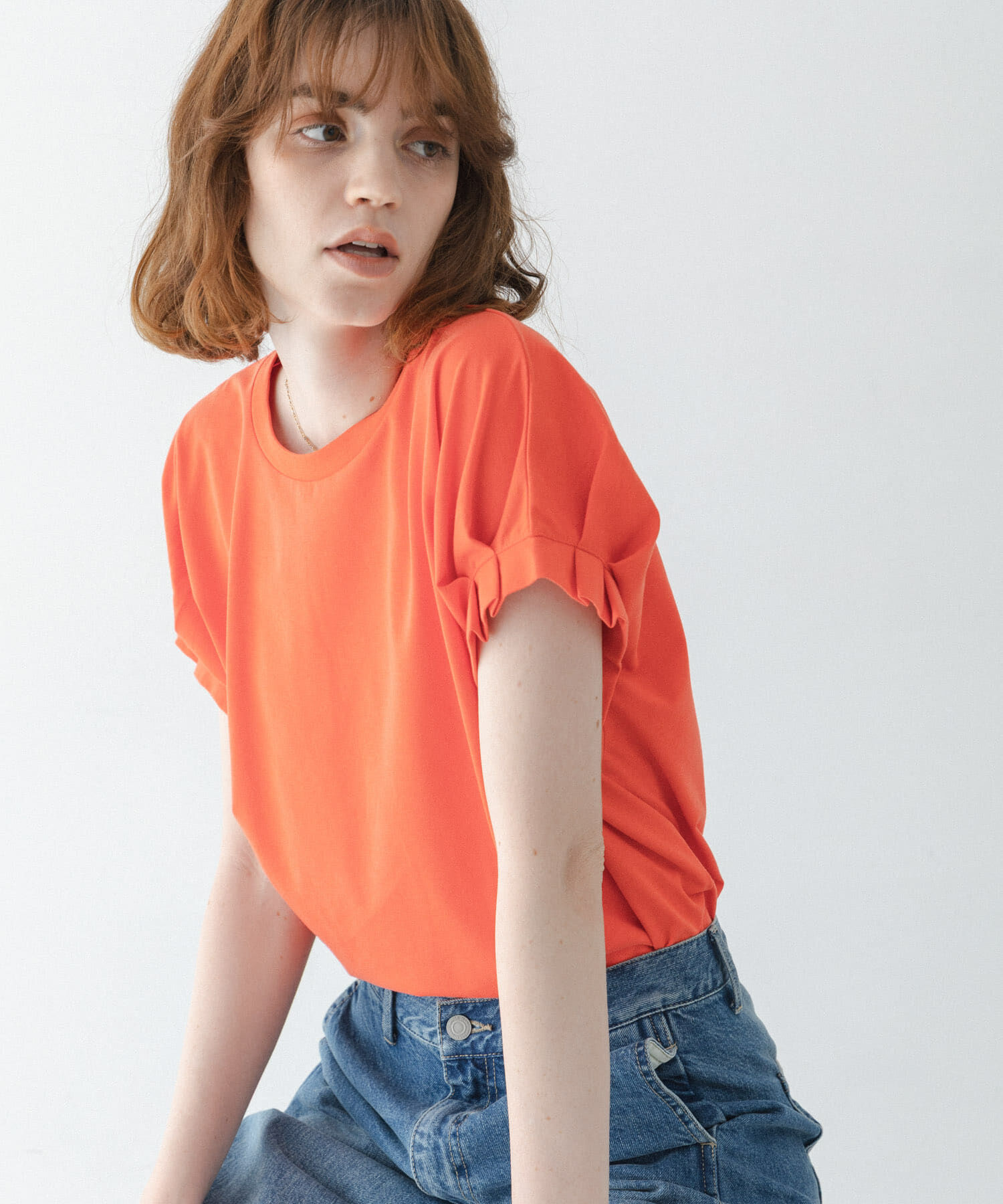 Sonny Label 「接触冷感タックスリーブプルオーバー」|Tシャツ・カットソー|