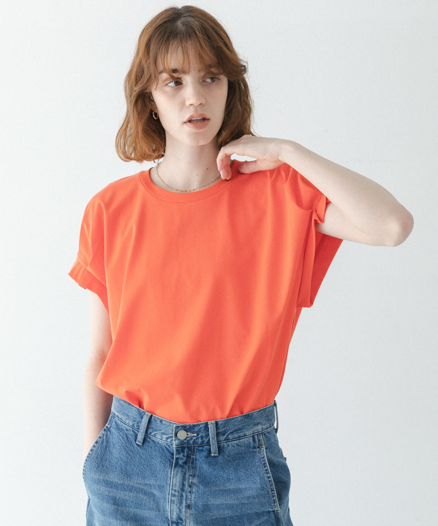 Sonny Label 「接触冷感タックスリーブプルオーバー」|Tシャツ・カットソー|