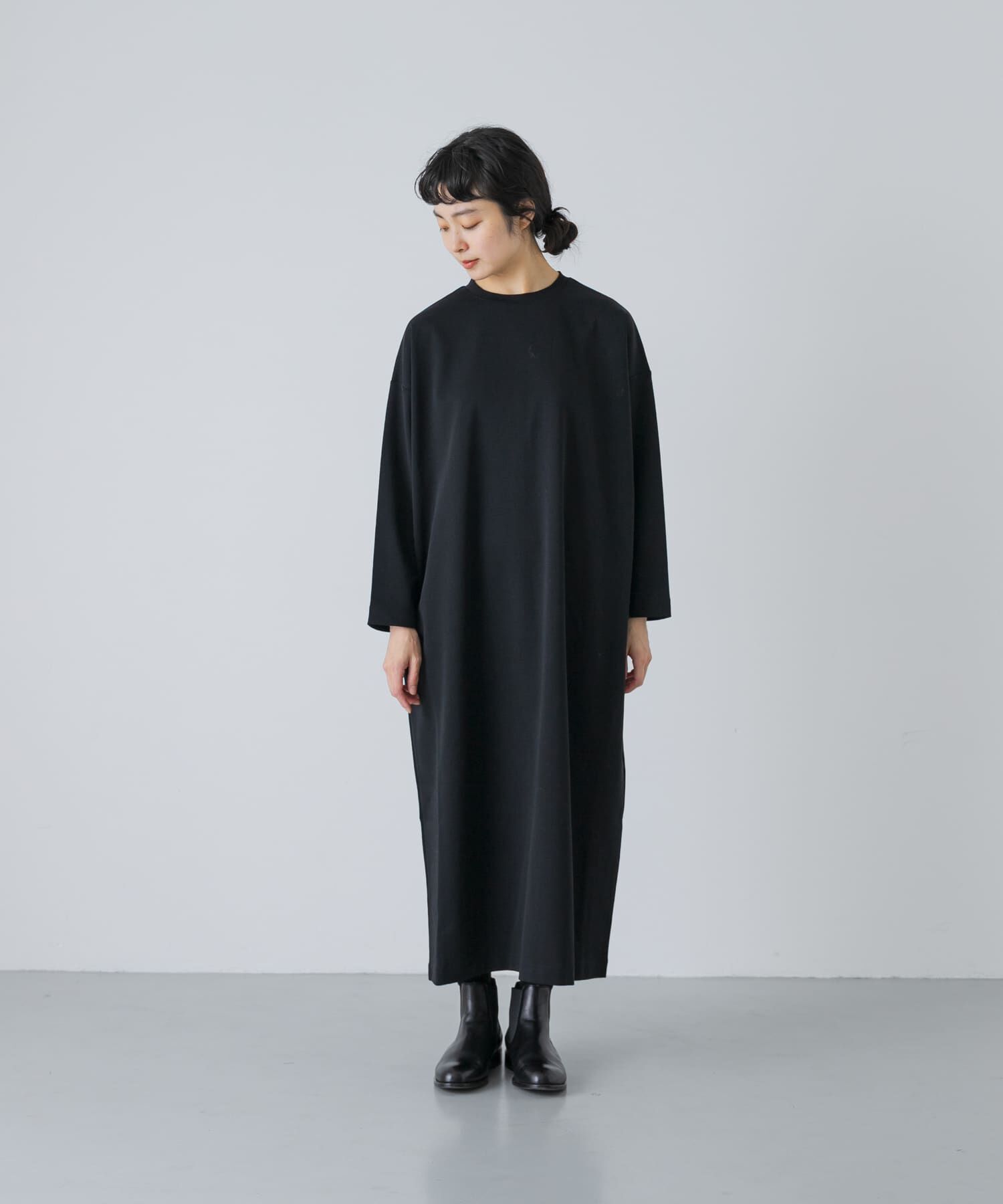 かぐれ「『2サイズ展開』ストレートワイドカットワンピース」|ワンピース|
