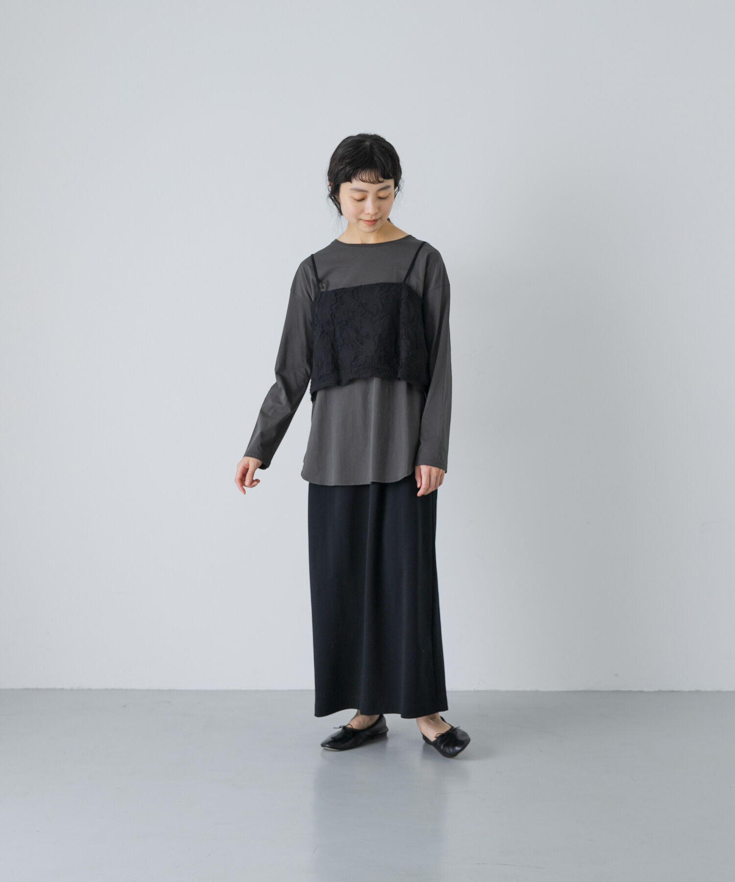 かぐれ「カッティング刺繍キャミソール」|キャミソール|