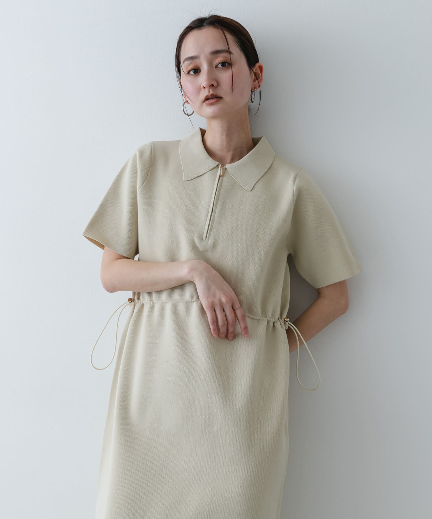 SENSE OF PLACE by URBAN RESEARCH「『洗濯可』フォルムニットワンピース」|ワンピース|
