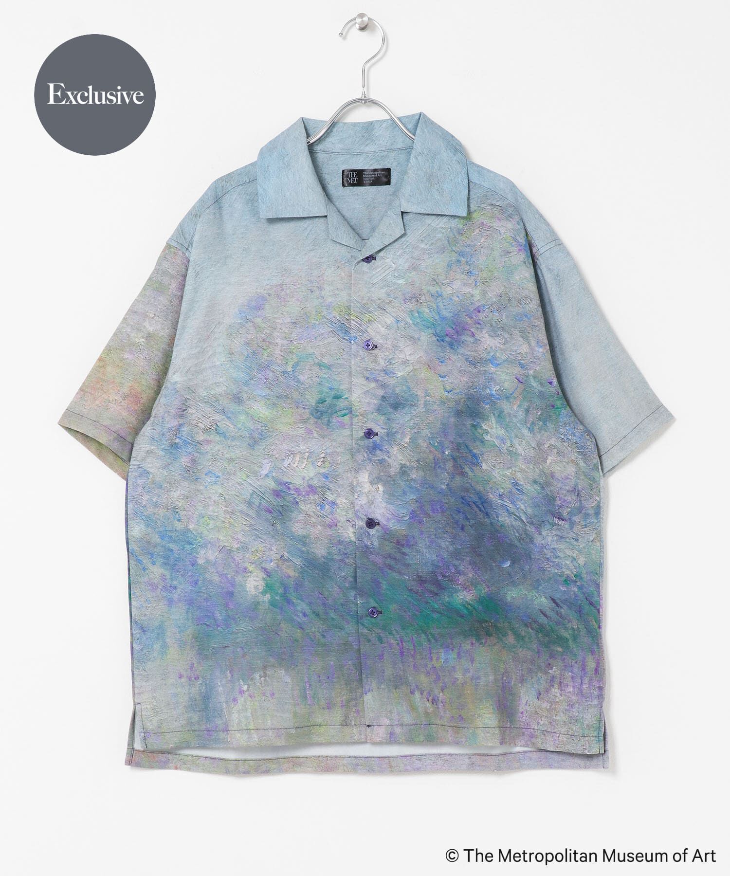 SENSE OF PLACE by URBAN RESEARCH「『別注』The Met&times;SENSE OF PLACE　ショートスリーブ シャツ(モネ)」|シャツ・ブラウス|ライトピンク