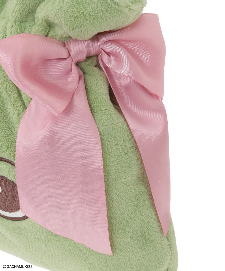 Maison de FLEUR「ガチャピン ミニダブルリボントート」|トートバッグ|