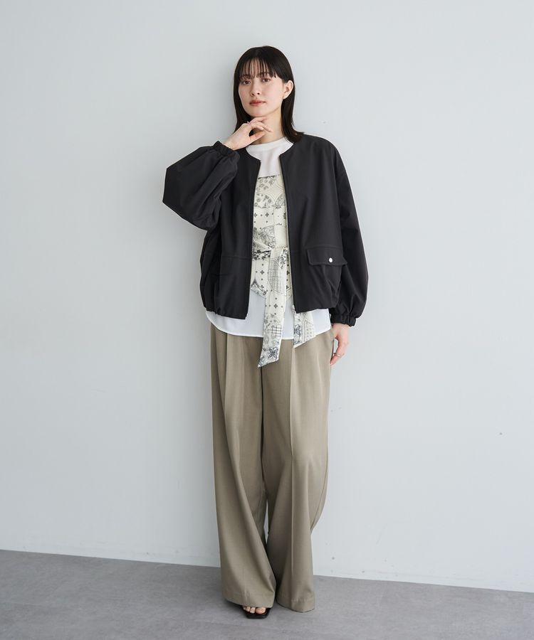YECCA VECCA「スカーフ柄オーバーキャミ」|キャミソール|