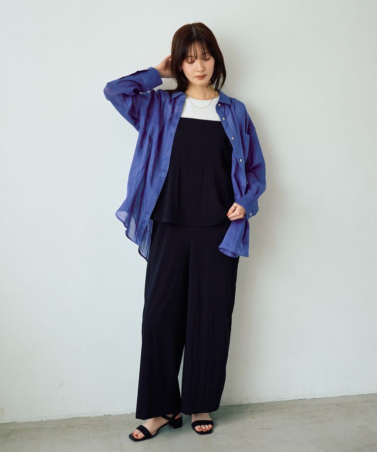 YECCA VECCA「3wayシアーリネンシャツ」|シャツ・ブラウス|