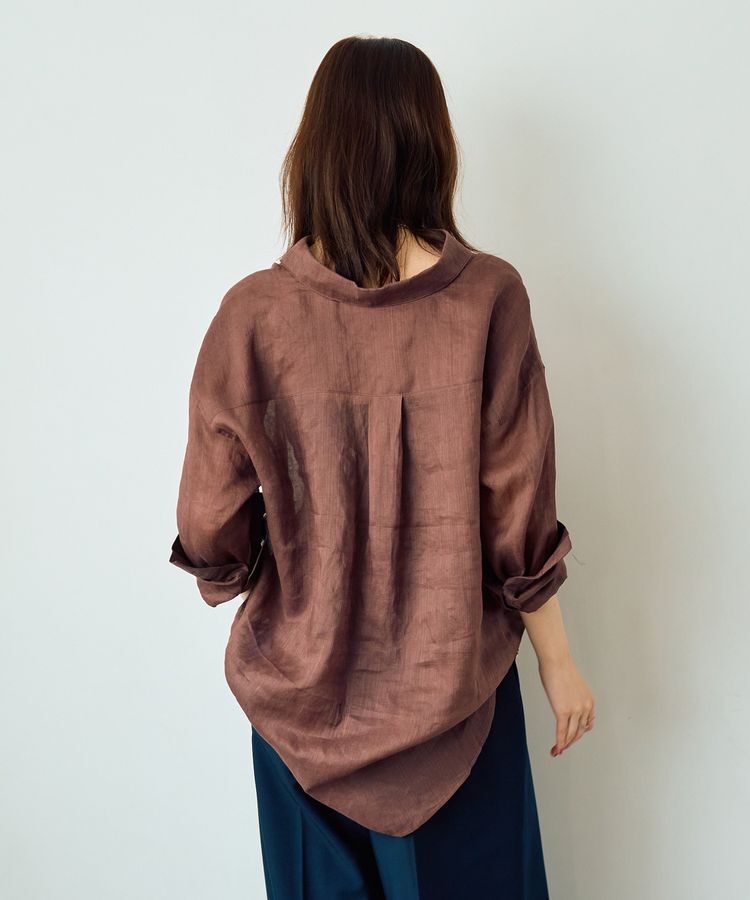 YECCA VECCA「3wayシアーリネンシャツ」|シャツ・ブラウス|