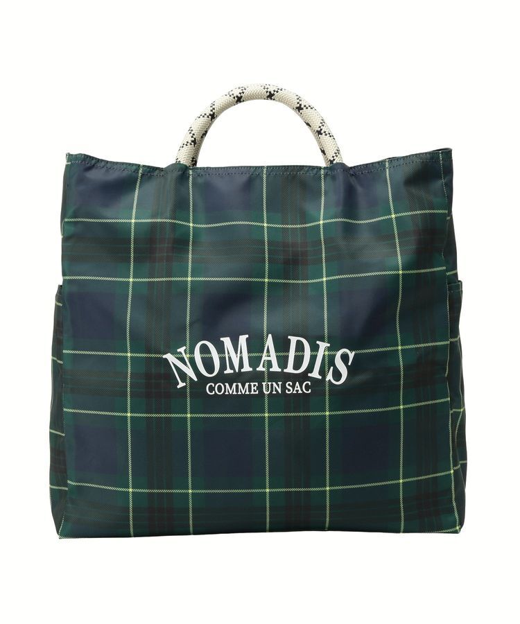 GARAGE OF GOOD CLOTHING「【NOMADIS】SAC2 チェック柄トートバッグ」|トートバッグ|Check Green