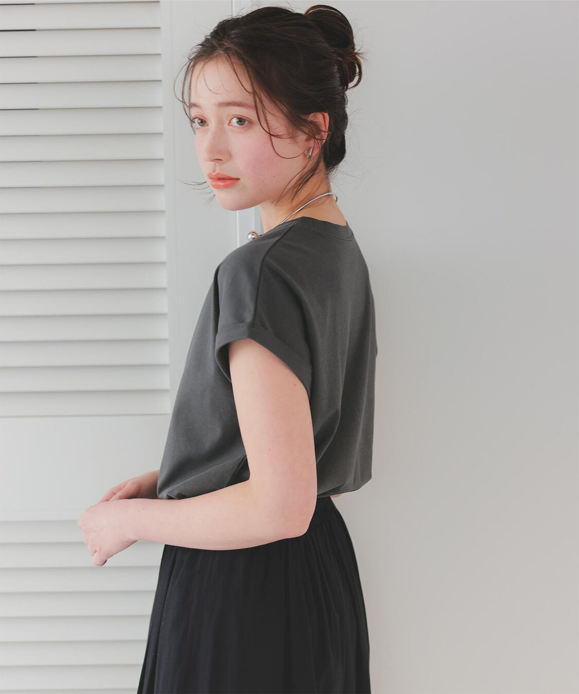 titivate「汗染み防止ダブルカフスTシャツ」|Tシャツ・カットソー|