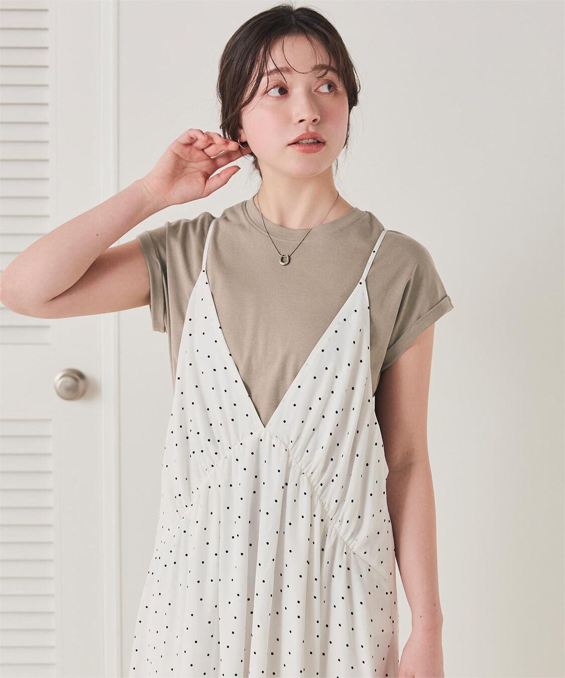 titivate「汗染み防止ダブルカフスTシャツ」|Tシャツ・カットソー|