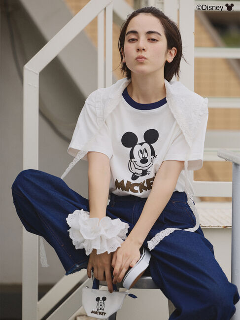 Samansa Mos2「【Disney】ミッキーマウス/刺繍シュシュ」|その他|