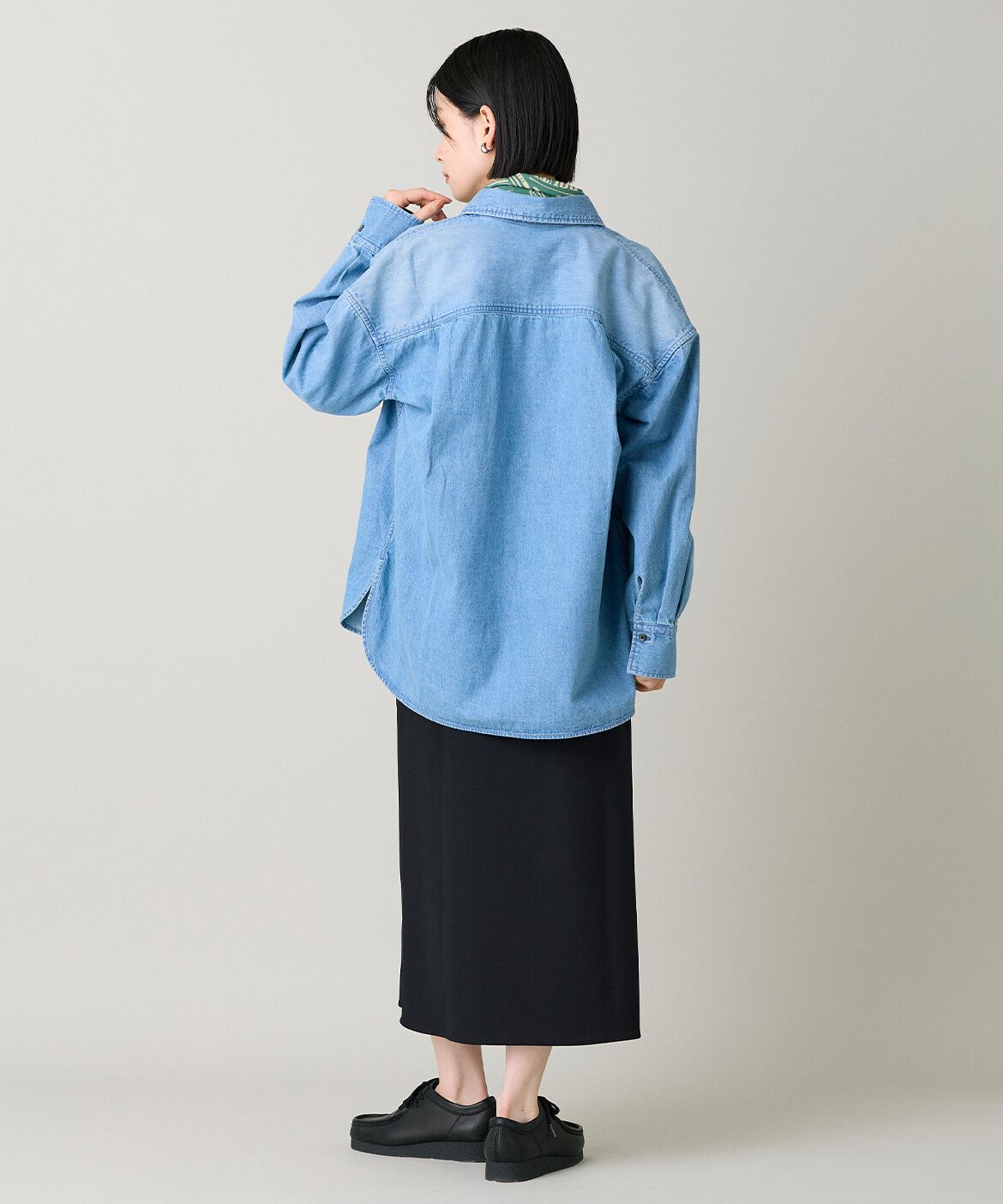 DAY by DAY it&rsquo;s international「オーバーサイズデニムシャツ｜ダメージで魅せる旬顔デニムシャツ」|シャツ・ブラウス|