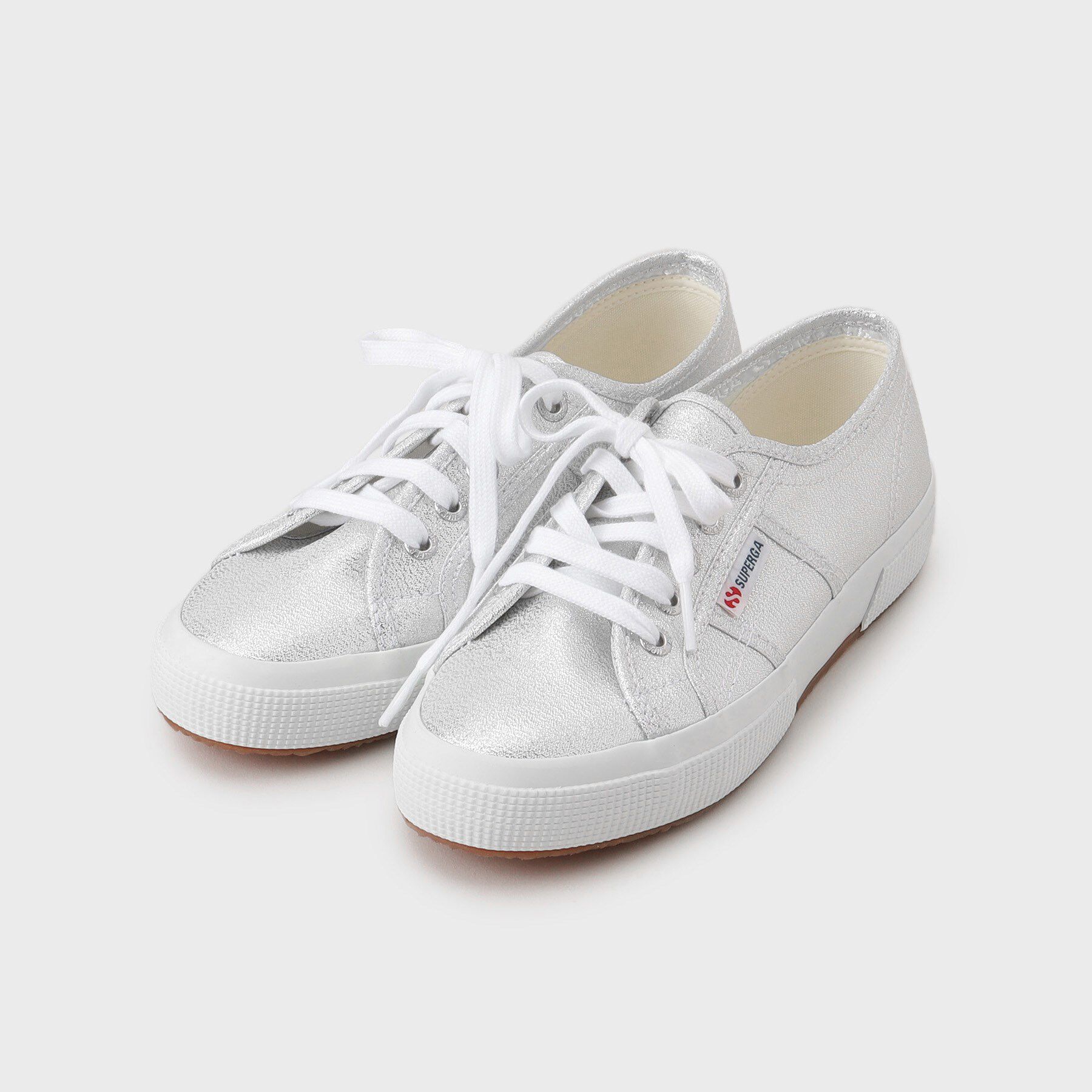 UNTITLED「SUPERGA2750 LAMEW」|スニーカー|シルバー(006)