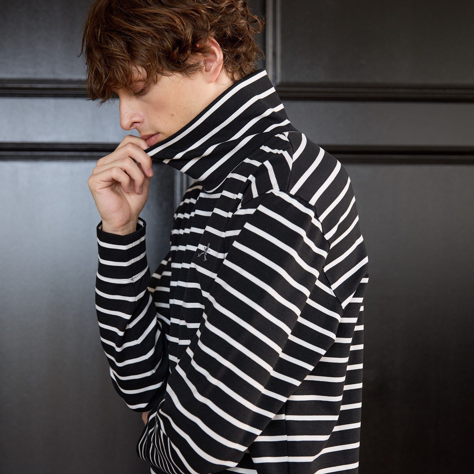 TAKEO KIKUCHI「【BOWLER HAT LABEL】オフタートル プルオーバージャージ」|Tシャツ・カットソー|